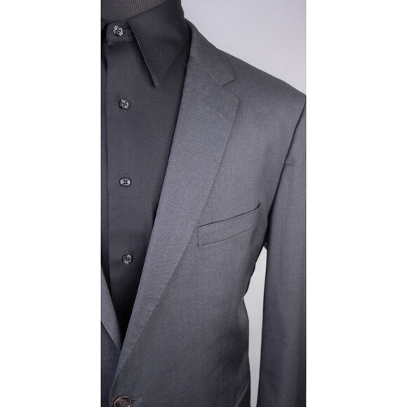 BOSS Hugo Boss GUABELLO Blazer Sport Suit Coat Jacket Men’s 44L Super 120's Wool - Picture 4 of 16